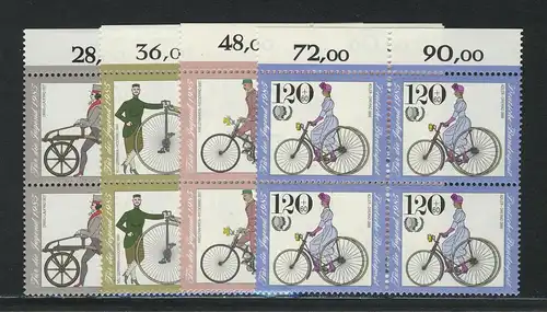 1242-1245 Vélos jeunes 1985, OR-Vbl Set **