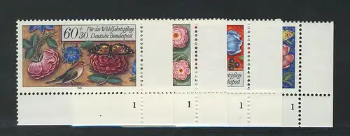 1259-1262 Wofa Miniaturen 1985, FN1 Satz **