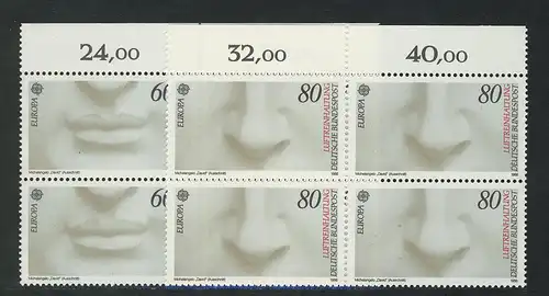 1278-1279 Europa Natur- und Umweltschutz 1986, OR-Vbl Satz **