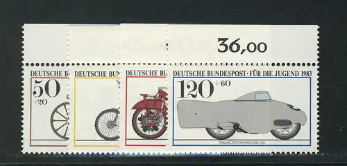 1168-1171 Jeunes motos 1983, Oberrand, set **