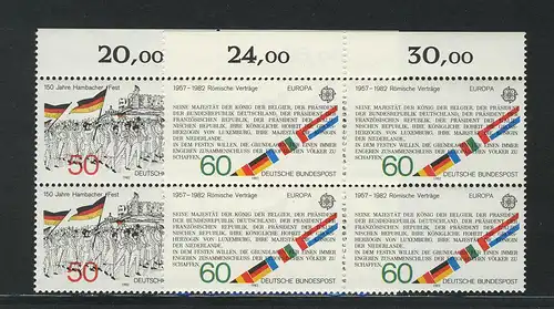 1130-1131 Europe Événements historiques 1982, OR-Vbl phrase **