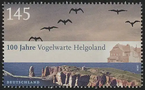 2792 observatoire des oiseaux Helgoland du bloc 77 **