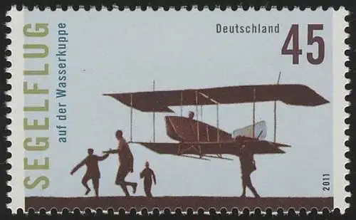 2842 Segelflug auf der Wasserkuppe, postfrisch **