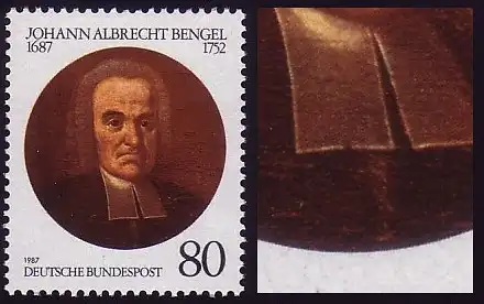 1324 Bengel mit PLF: gebrochener Kragen unten, Feld 46, postfrisch **