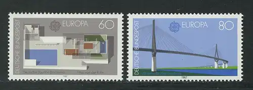 1321-1322 Europa Architektur 1987, Satz postfrisch **