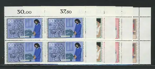 1315-1318 Jugend Handwerksberufe 1987, E-Vbl o.r. Satz **