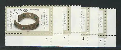 1333-1336 Wofa Schmiedekunst 1987, FN2 Satz **