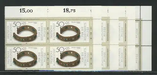 1333-1336 Wofa Forgeage 1987, E-Vbl o.r. Set **