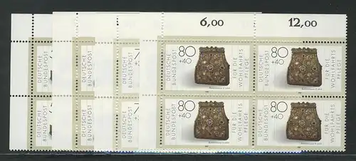 1333-1336 Wofa Forgeage 1987, E-Vbl o.l. Set **