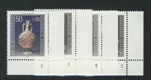 1295-1298 Wofa Gläser 1986, FN2 Satz **