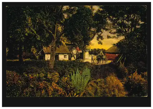 AK Ostseebad Boltenhagen i.M.: Gehöft hinter Villa Reese, ungebraucht, um 1920