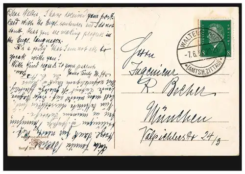 AA Agriculture: Ferme au printemps, WALTERSDORF (AMTSSH. ZITTAU) 7.6.1931