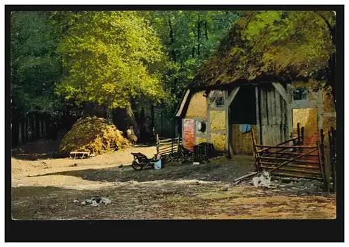 AK Landwirtschaft: Dorfidylle - Bauernhof, EMMERICH 18.8.1909