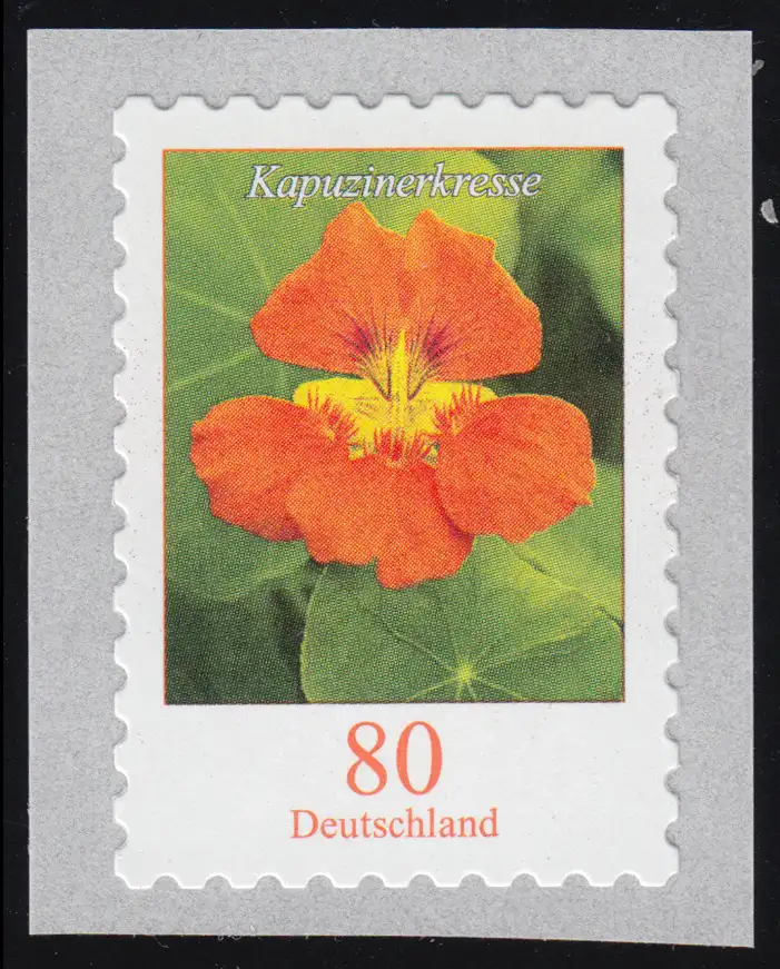 3482II Blume Kapuzinerkresse 80 Cent, selbstklebend von der Rolle, **