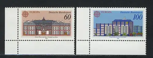 1461-1462 Europa Postämter 1990, Ecke u.l. Satz **