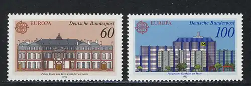 1461-1462 Europe Bureaux de poste 1990, série fraîchement publiée **