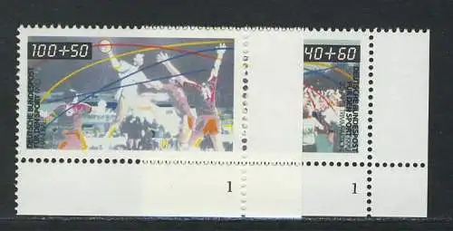 1449-1450 Sport Hallenhandball Tim-Dich-Action 1990, FN 1 phrase **