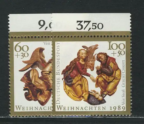1442-1443 Noël 1989, Oberrand, set **