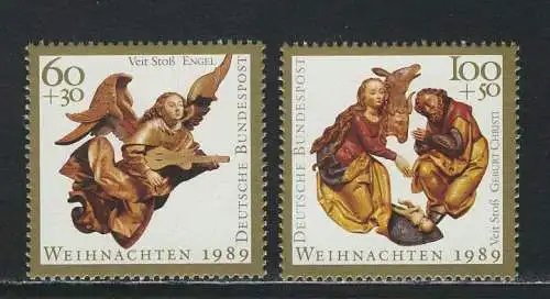 1442-1443 Weihnachten 1989, Satz postfrisch **