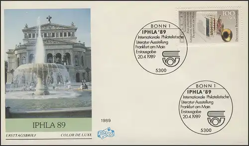 1415 Exposition de littérature IPHLA'89, FIDACOS-FDC Bonn