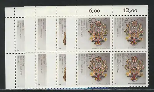 1383-1386 Wofa Forgeage 1988, E-Vbl o.l. Set **