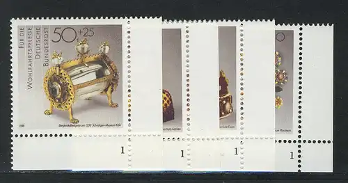 1383-1386 Wofa Schmiedekunst 1988, FN1 Satz ** postfrisch