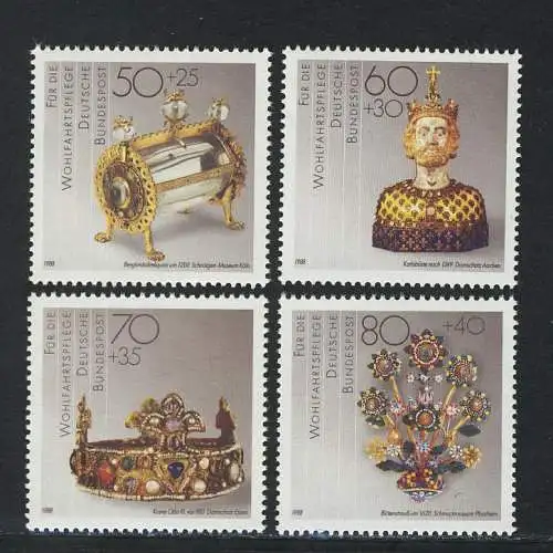 1383-1386 Wofa Forgerie 1988, série post-fraîchissement **