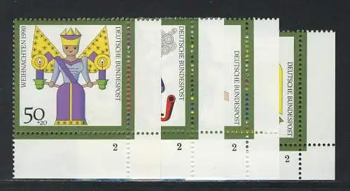 1484-1487 Weihnachten 1990, FN2 Satz **