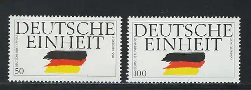 1477-1478 Deutsche Einheit 1990, Satz postfrisch **