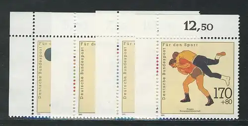 1499-1502 Aide sportive 1991, coin o.l.