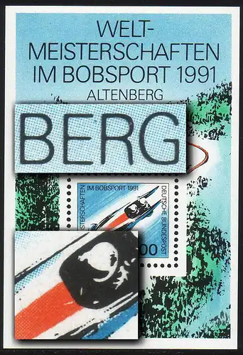 Bl.23 Bob-WM Altenberg, Doppel-PLF: Punkt zw. ER und weißer Strich im Bob, **
