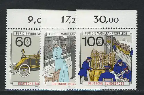 1474-1476 Wofa Post 1990, Oberrand, set **