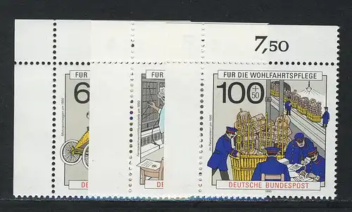 1474-1476 Wofa Post 1990, Ecke o.l. Satz **