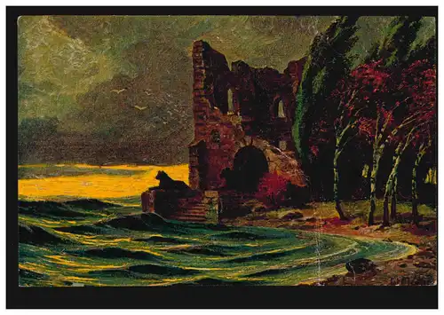 Künstler-AK W. Merker: Opferhain, IMITA-Karte Verlag A.S.-M. Leipzig ungebraucht