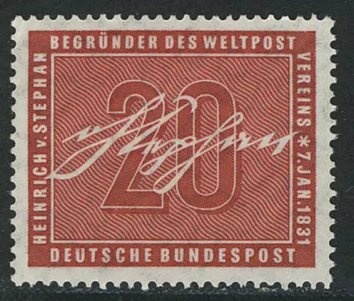 227 Heinrich von Stephan ** Postfraîchissement