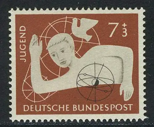 232 Jugend 7+3 Pf ** postfrisch
