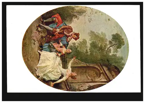 Künstler-AK Nicolas Lancret: Die Unschuld, Louvre Paris, ungebraucht