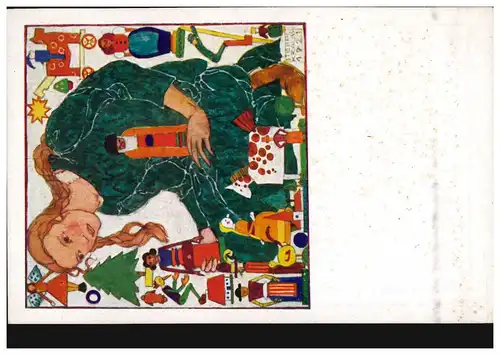 Künstler-AK Steffi Kraus 1921: Spielzeug, Jugendrotkreuz, ungebraucht