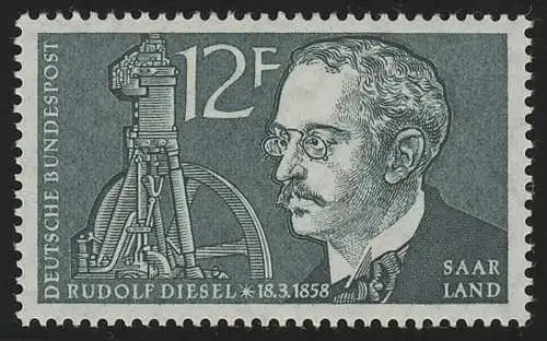 Saarland 432 Rudolf Diesel 1958, **