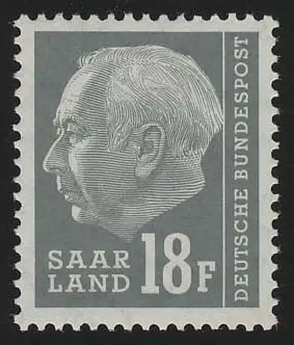 Sarre 416 Heuss 18 Fr 1957, **