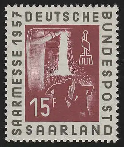 Saarland 400 Saarmesse Saarbrücken 1957, **