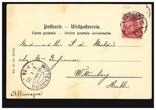 AK St. Ursula: Pensionat und Höhere Mädchenschule, AACHEN 1.1.1902