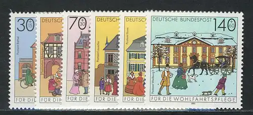 1563-1568 Wofa Posthäuser 1991, Satz **