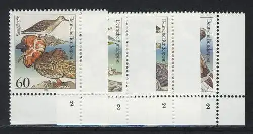 1539-1542 Tierschutz Seevögel 1991, FN2 Satz **