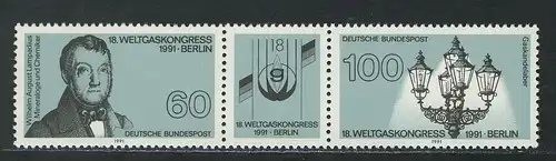 1537-1538 Weltgaskongress, Zusammendruck, postfrisch **