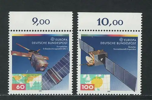 1526-1527 Europe Espace 1991, Oberrand, set **
