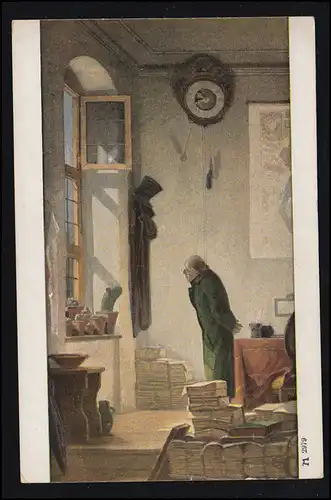 AK Carl Spitzweg: l'amateur de cactus, inutile