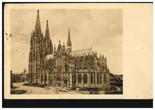 AK Kölner-Dom, Feldpost CÖLN 11 c - 8.8.1914