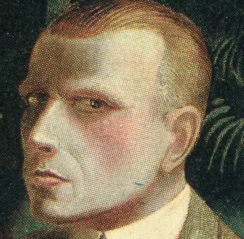 3267I Otto Dix mit PLF I: blaue Flecken am Kiefer und am Hals, Feld 5, **