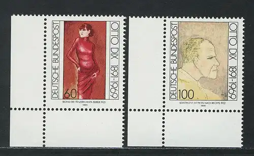 1572-1573 Otto Dix 1991, coin et l.